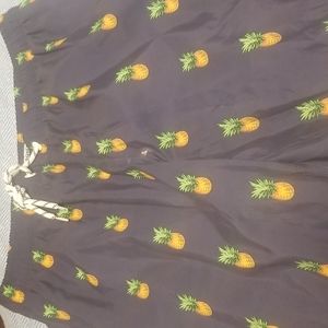 Men's pineapple swim trunks